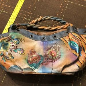 Anushka authentic handpainted hobo handbag/purse.